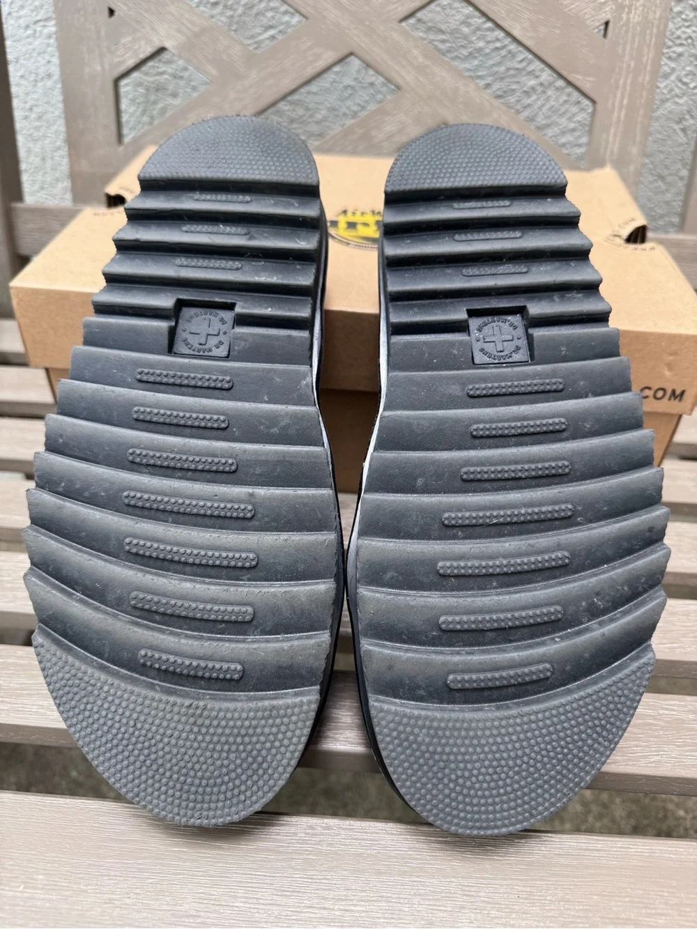 Dr. Martens Blaire Triple-Buckle Platform Slides - Picture 3 of 3